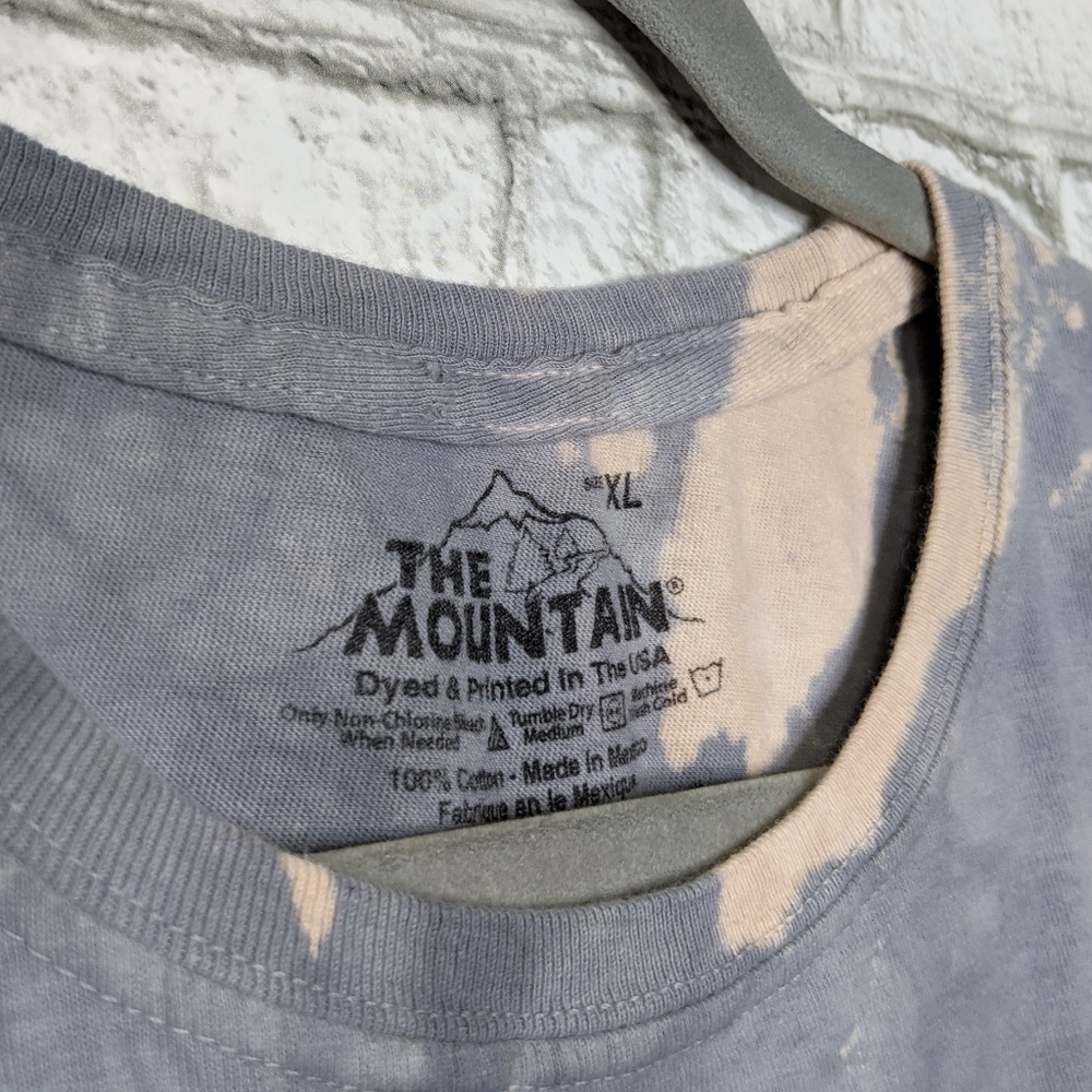Turtle Animal Sea Ocean Bleach Tie Dye T-shirt - Picture 4 of 5